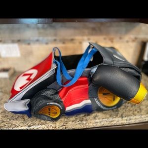 Mario Kart Super Mario Kids Costume and Car Strap Costume